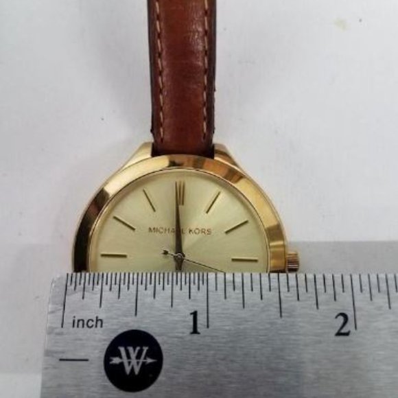 A15 NWOT Michael Kors 2256 Wrap Watch Leather Band - Picture 3 of 5